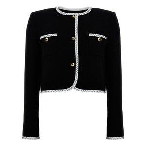 Moschino Structured Crepe Viscose Short Jacket - NWT